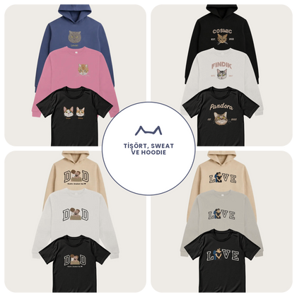 Tişört, sweatshirt ve hoodie nakış