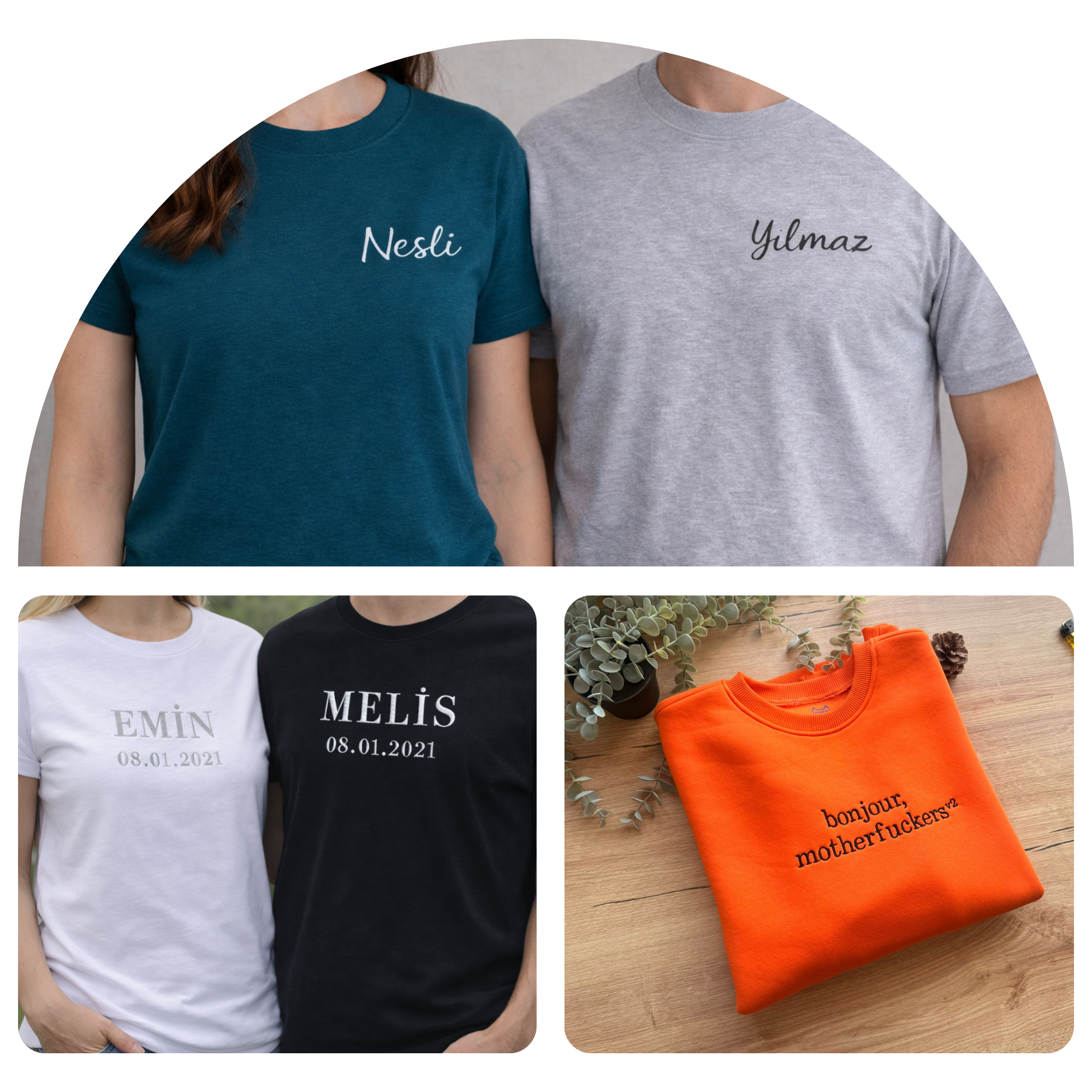 İsim, Yazı ve Tarih Nakış Tasarımları