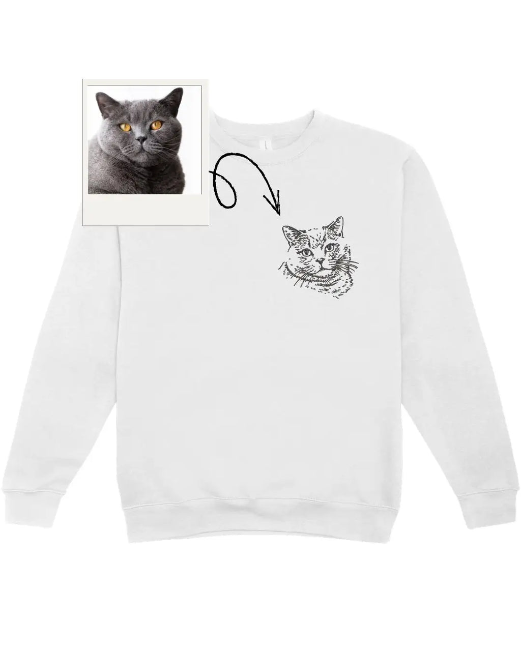 Kişiye Özel Çizgisel Pet Nakış