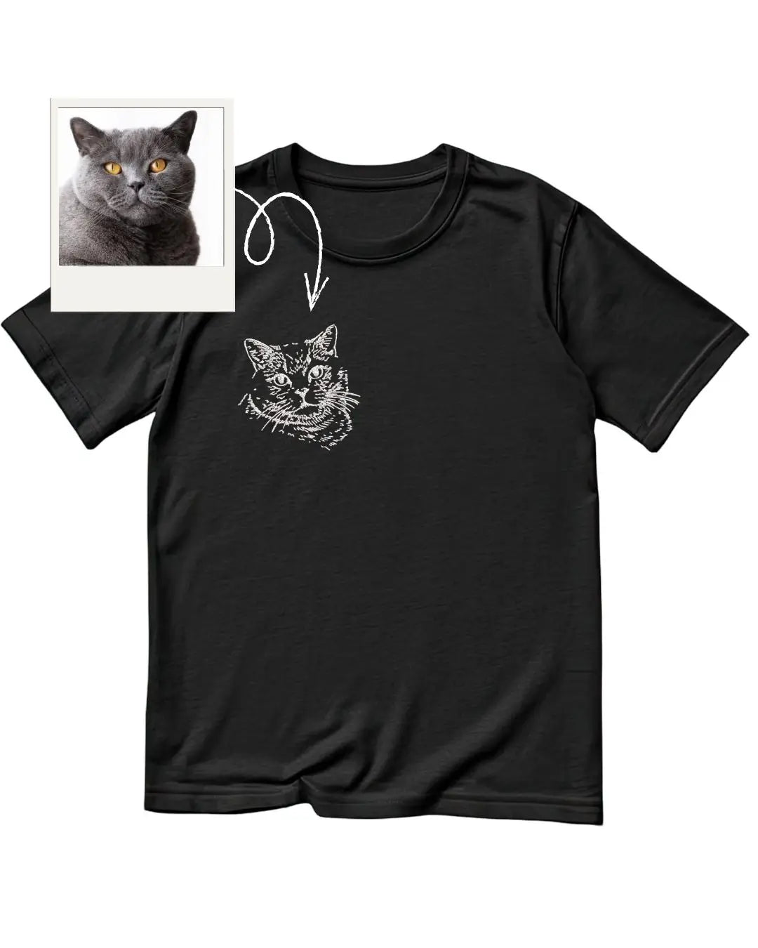 Kişiye Özel Çizgisel Pet Nakış