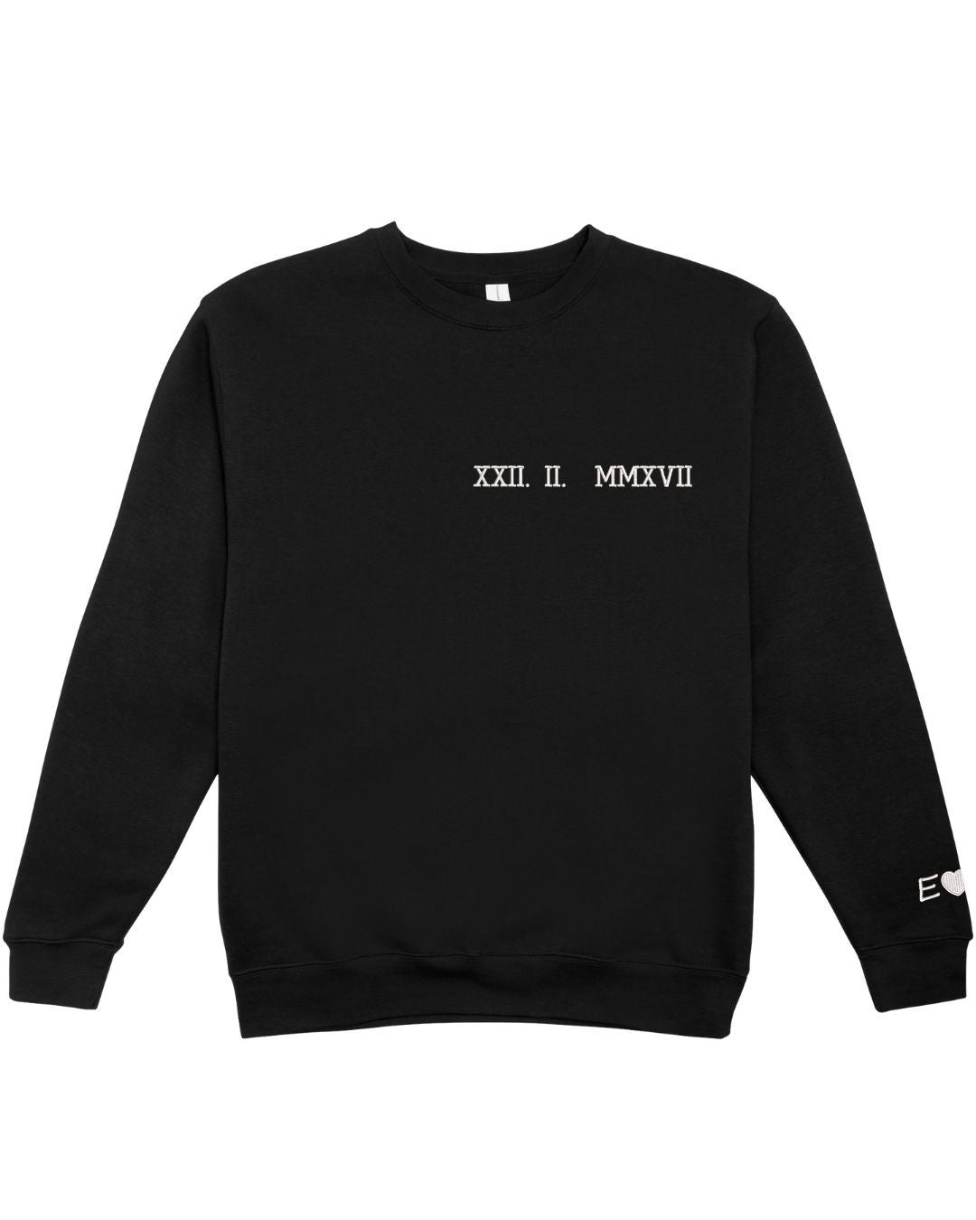 İsim & Roma Tarihli Nakış T-Shirt, Sweatshirt