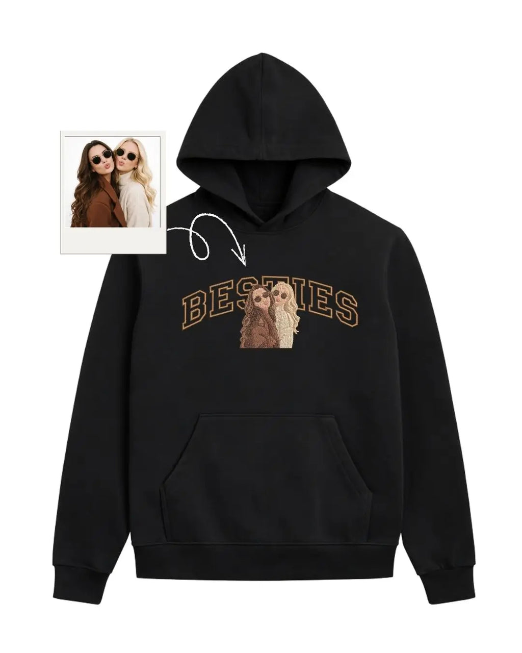 Kişiye Özel BESTIES Nakış