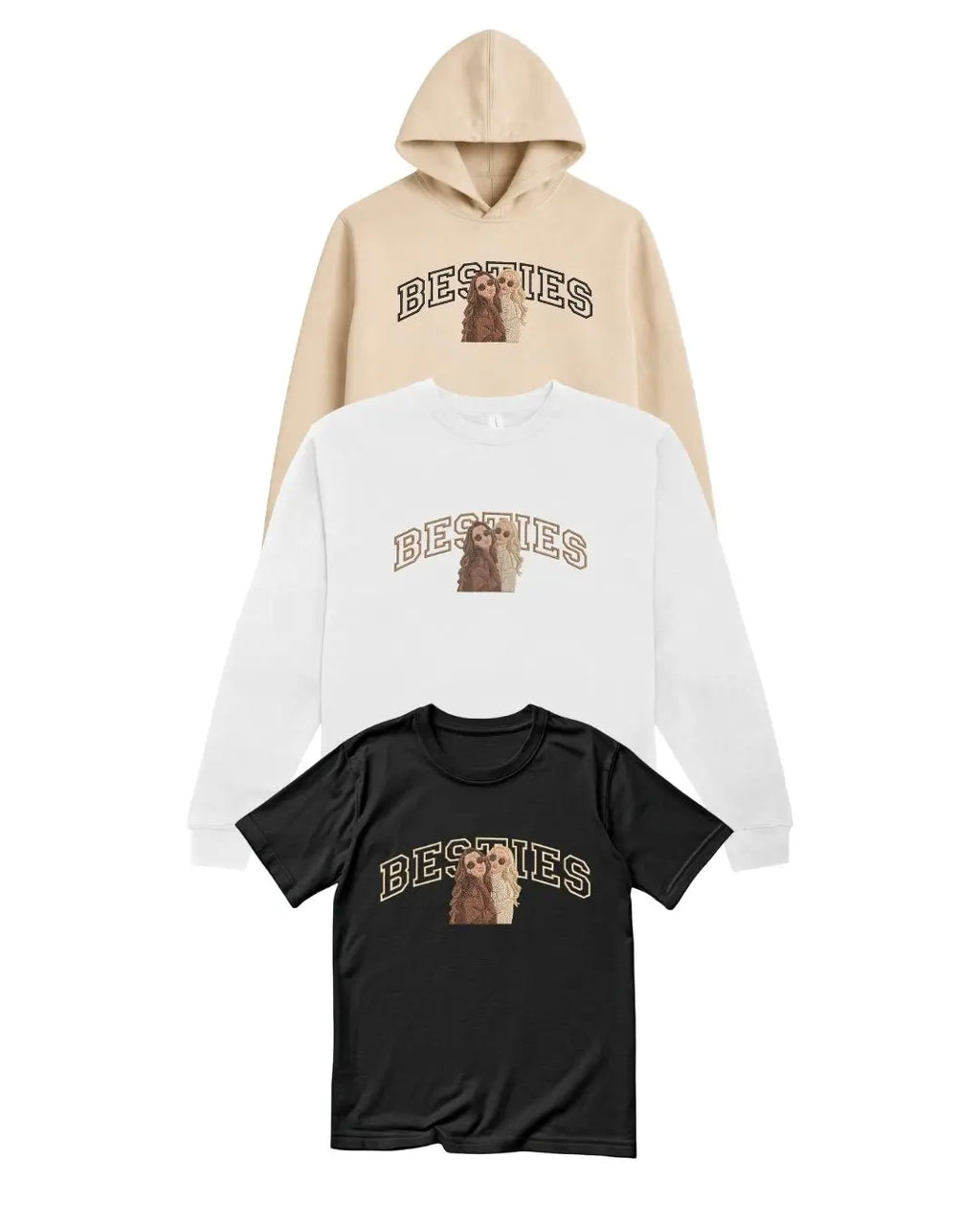 Kişiye Özel BESTIES Nakış