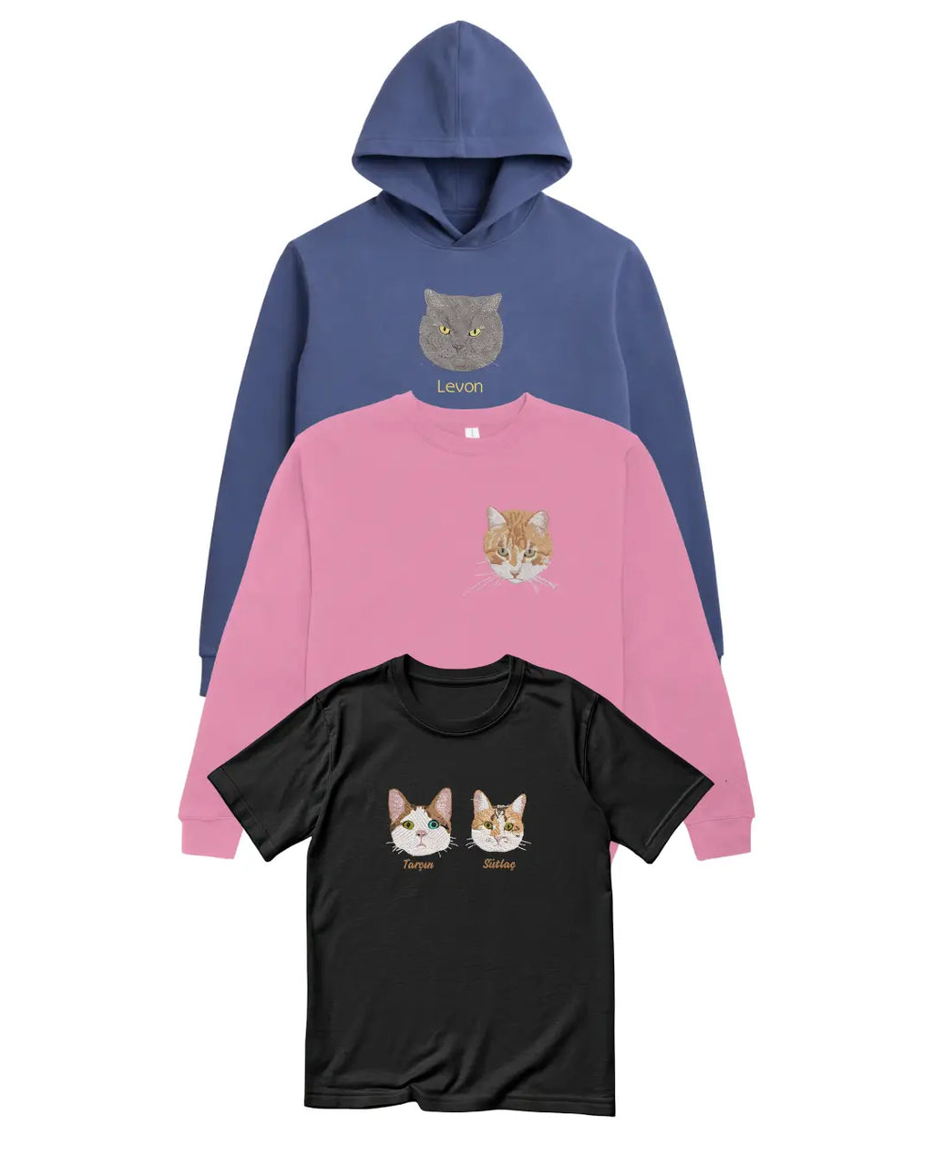 Kişiye Özel Minimal Pet Nakış