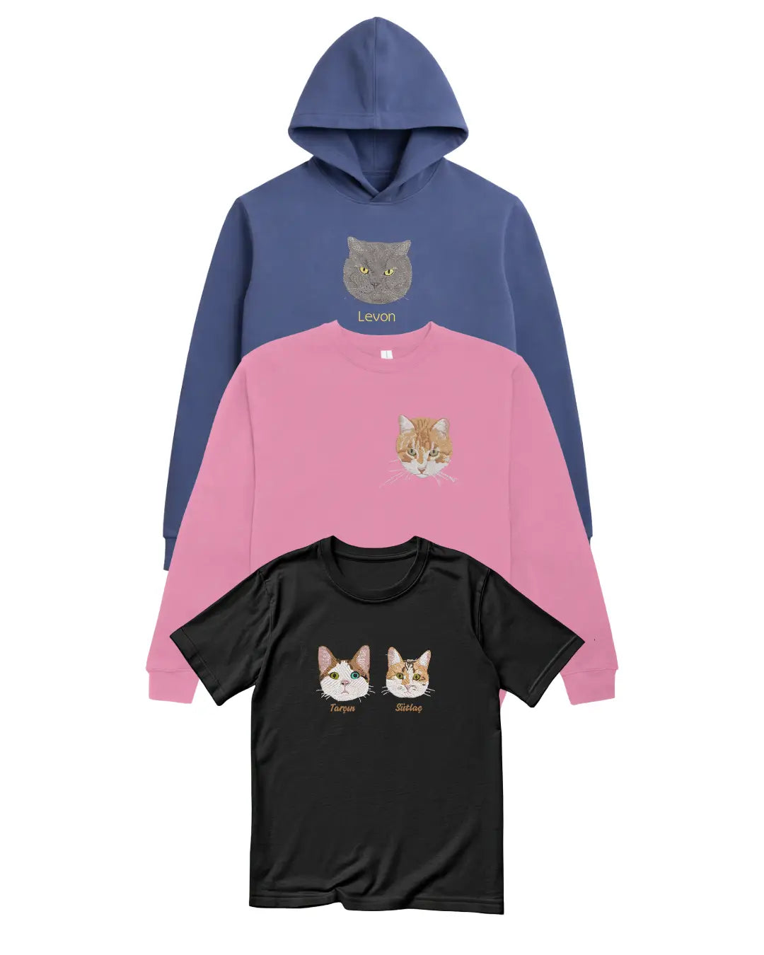 Kişiye Özel Minimal Pet Nakış