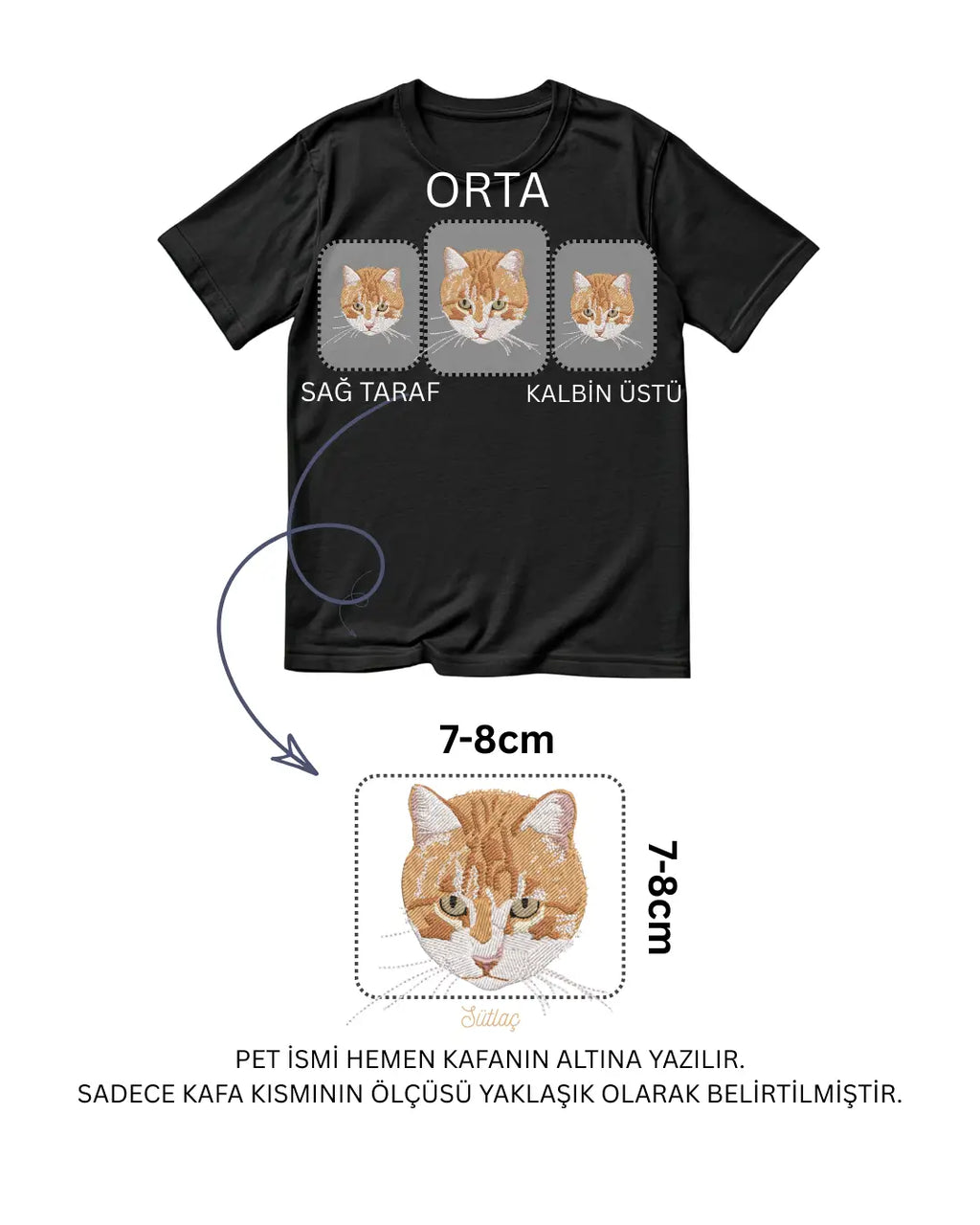 Kişiye Özel Evcil Hayvan Nakışı