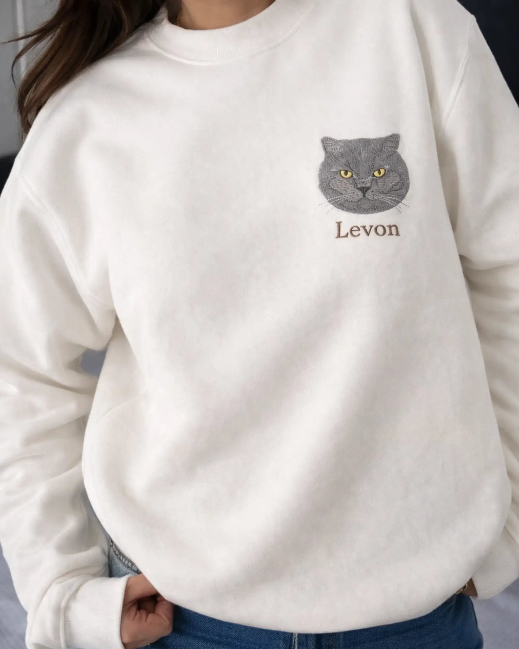 Kişiye Özel Minimal Pet Nakış