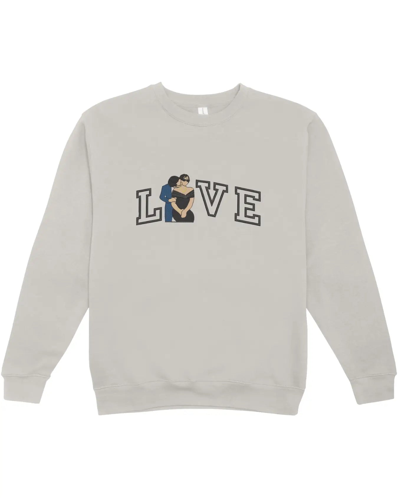 Fotoğraftan LOVE Temalı Çift Nakış