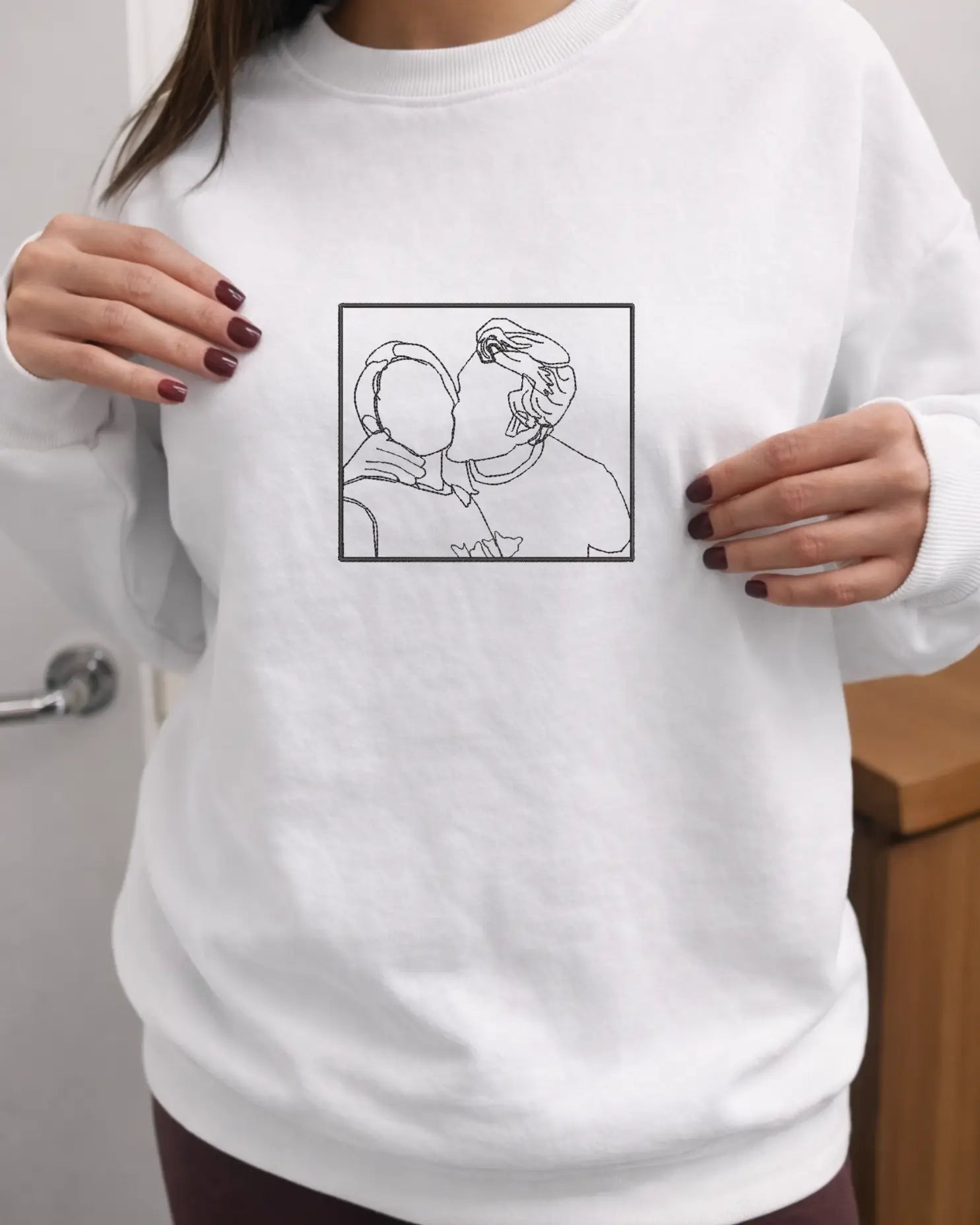 Kişiye Özel Çizgisel Portre Nakış