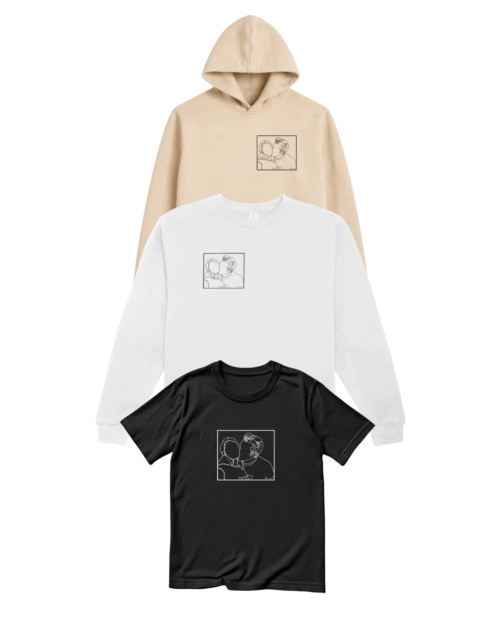 Kişiye Özel Çizgisel Portre Nakış