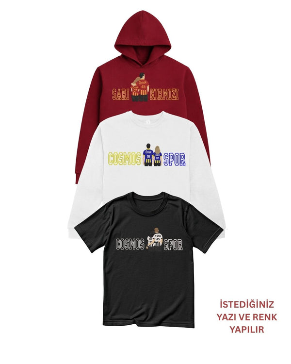 Çiftlere Özel Taraftar Nakışı Tasarım + Yazılı